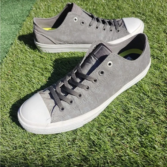 Converse All Star II Reflective Gray Low Ox Lunarlon 153548C Mens 12/14W - Picture 2 of 10